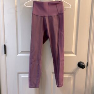 P’tula purple crop workout leggings sz smal